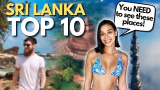 Top 10 Things To Do in SRI LANKA  Travel Guide amp Tips [upl. by Eimareg]