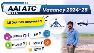 AAI ATC New Vacancy 2024  Syllabus Exam Pattern Age Eligibility Full Details aai atc aaiatc [upl. by Eyahs]