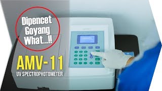 Cara Penggunaan Spectrophotometer AMV11  0281 6572222 CV JAVA MULTI MANDIRI [upl. by Ani]