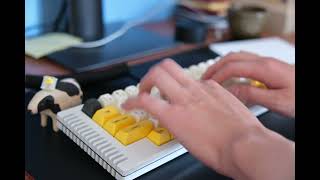 Gateron Milky Yellow Pro sound test [upl. by Lerrud]