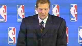 Mark Cuban Gets emotional Over Dirk [upl. by Ldnek]