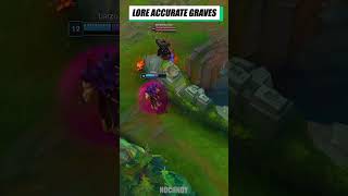 Lore Accurate Graves 😋 LeagueofLegends leagueoflegendsmemes leagueofmemes leagueoflegendsplays [upl. by Drummond]