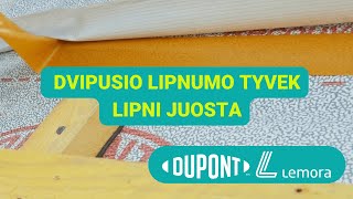 Juosta lipni Tyvek® dvipusio lipnumo [upl. by Maram]