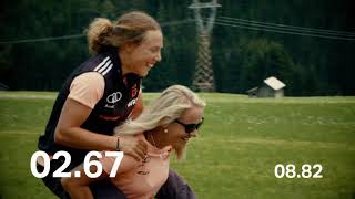 Zimmerduell mit Laura Dahlmeier und Maren Hammerschmidt  Biathlon [upl. by Ateekal]