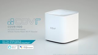 COVR1100 AC1200 Dual Band Mesh WiFi Router  DLink [upl. by Remliw]