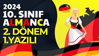 10 Sınıf Almanca 2 Dönem 1 Yazılı 2024 [upl. by Barabbas779]