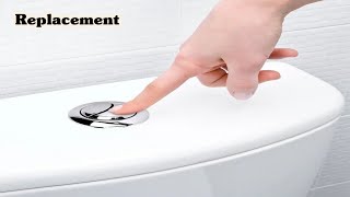 toilet tank water setting half and full flash Dual flush button push button flush cistern [upl. by Bambi]