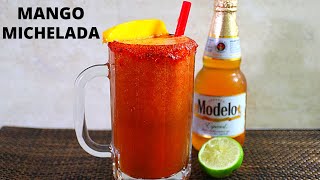 Mango Michelada  Michelada with Chamoy Recipe [upl. by Nessy]