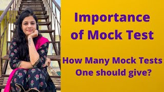 Mock Test  Importance  Number of Mock Tests [upl. by Annahs382]