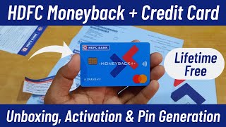 HDFC MONEY BACK  CREDIT CARD UNBOXING amp ACTIVATION  LIFETIME FREE HDFC MONEY BACK  CREDIT CARD [upl. by Oel487]