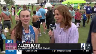 Live Interview with the Womens William A Irvin 5K FirstPlace Finisher Khia Kurtenbach [upl. by Secnarf]