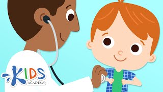 Consulta en el médico para niños  Tipos de médicos  Estudios sociales  Kids Academy [upl. by Notgnirrac]