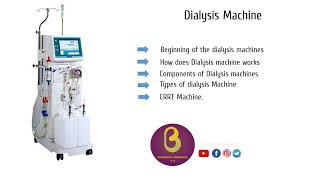 Dialysis Machine  Biomedical Engineers TV [upl. by Nonnag715]