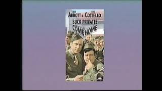 Opening to Abbott amp Costello Meet Frankenstein 1991 VHS [upl. by Unni]