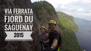 Via Ferrata Fjord Du Saguenay [upl. by Foushee]