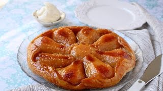 Caramelized Pear Ginger Tart Tart Tatin [upl. by Aihseket]