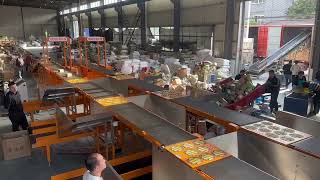 Ecommerce warehouse automatic sorting systemautomaticpackingmachine ecommerce packing [upl. by Wandie40]