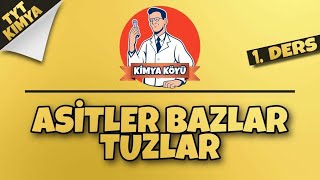 ASİTLER BAZLAR TUZLAR 1  2022 TYT [upl. by Atilahs]