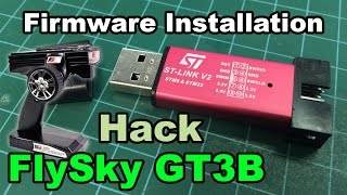 FlySky GT3B GT3C  GTX3 Firmware Flash Install Hack  Cheap USB Programmer [upl. by Bradford893]