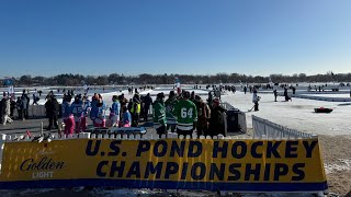 US Pond Hockey Championships 2024  Minneapolis MN [upl. by Ellehsyt]