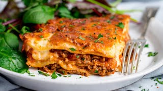 Easy Homemade Lasagne Recipe  Perfect Family Comfort Food [upl. by Uos417]