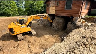 Timelapse of Building a New Basement Under a House [upl. by Yeliab72]