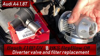 Dump valve replacement Air Filter and Cabin Filter Replacement  Project B5 Quattro [upl. by Earley]