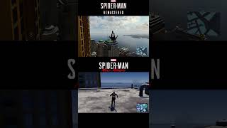 Spider Man MilesMorales VS Spider Man Remastered PC Gameplay Comparison1080pPC [upl. by Airasor528]