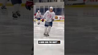 Martin Fehervary practiced with the Capitals on Monday morning after missing Saturday’s game [upl. by Otsuaf609]