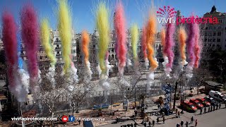 Fallas de Valencia 2024 Mascletà Martes 12 de Marzo 2024 Pirotecnia Crespo [upl. by Aicercul947]