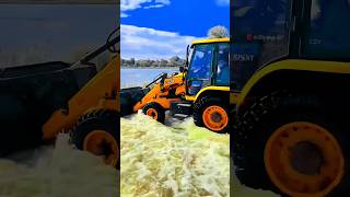 Jcb carring heavy concrete hum pipe💥🔥 jcbvideo jcb3dx bulldozer excavators shorts [upl. by Dis487]