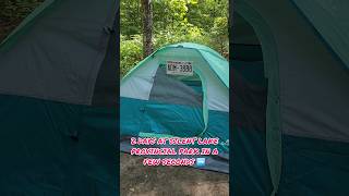 48 hours camping bliss at Silent Lake Provincial Park Canada  campingadventure canada tentcamp [upl. by Nolly]