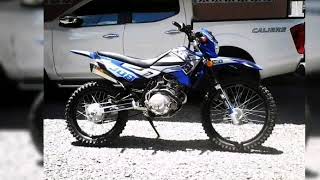 THE BEST MODIFIED YAMAHA XTZ 125 BLUE COLOR [upl. by Jolanta]