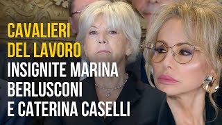 Caterina Caselli e Marina Berlusconi tra i nuovi Cavalieri del Lavoro [upl. by Higinbotham]