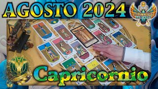 ♑CAPRICORNIO AGOSTO 2024  PREDICCIONES DEL TAROT en los 12 ASPECTOS CLAVE de tu Vida♑ [upl. by Senskell]