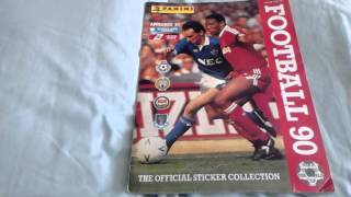 Panini Football 90 Complete Sticker Album [upl. by Dressel]