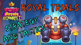 RUSH ROYALE 👑 ROYAL TRIALS TACTICS STRATEGY AND LEGENDARY UNITS [upl. by Conant890]