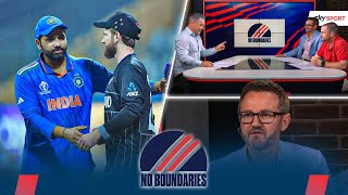 REACTION India defeat the BLACKCAPS to reach CWC23 Final  No Boundaries [upl. by Eednyl]