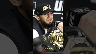 Islam Makhachev on defeating Dustin Poirier at UFC 302 shorts [upl. by Ilahtan]