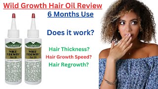 Wild Hair Growth oil Review  Does it Work for Hair 6 Months Use Review [upl. by Slack]