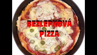 Těsto na plech  Tenká pizza  Bezlepková pizza  Bezlepkové recepty [upl. by Durstin486]