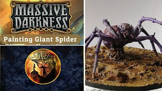 Painting Massive Darkness Ep 5  How to paint the Giant Spider [upl. by Llerref]