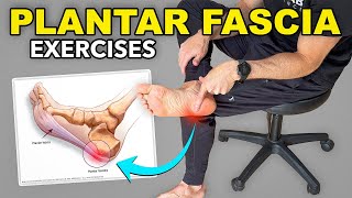 3 Plantar Fascia Rehab Exercises [upl. by Balsam108]