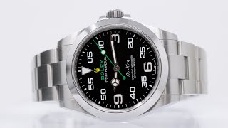 Rolex AirKing ref 126900  Macro Video [upl. by Nayar]