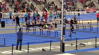 2022 AAU Indoor National Championship 14 Year old 60m Hudle final [upl. by Yslek]