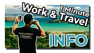 WORK amp TRAVEL  Info amp Erfahrungen  1 Minute Challenge [upl. by Gotthard]