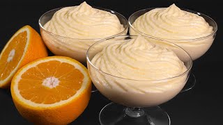 Cremiger OrangenDessert in 5 Minuten Alle suchen dieses Rezept Kein Backen kein Ofen [upl. by Urd]