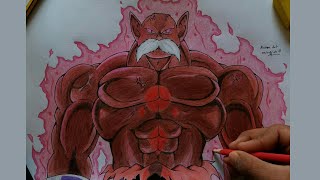 Drawing Toppo God Of Destruction FORM  Dragon Ball Super  Abdou Art [upl. by Holloway]