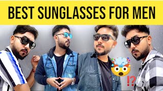 Best Budget sunglasses for men 2024Sunglasses haul [upl. by Eemyaj]