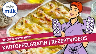 Metas Classics Wie kann man ein Kartoffelgratin selber machen  Rezeptvideo  Swissmilk 2013 [upl. by Dinerman]